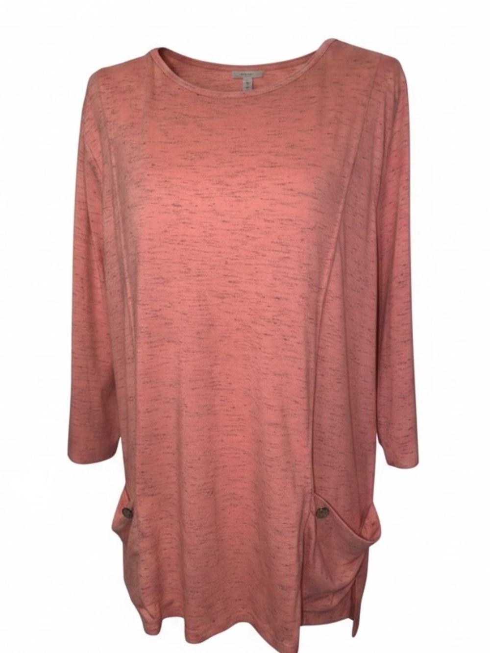 Seven Forty Two “Kinsey” Tunic in Coral & Gray Size Large
